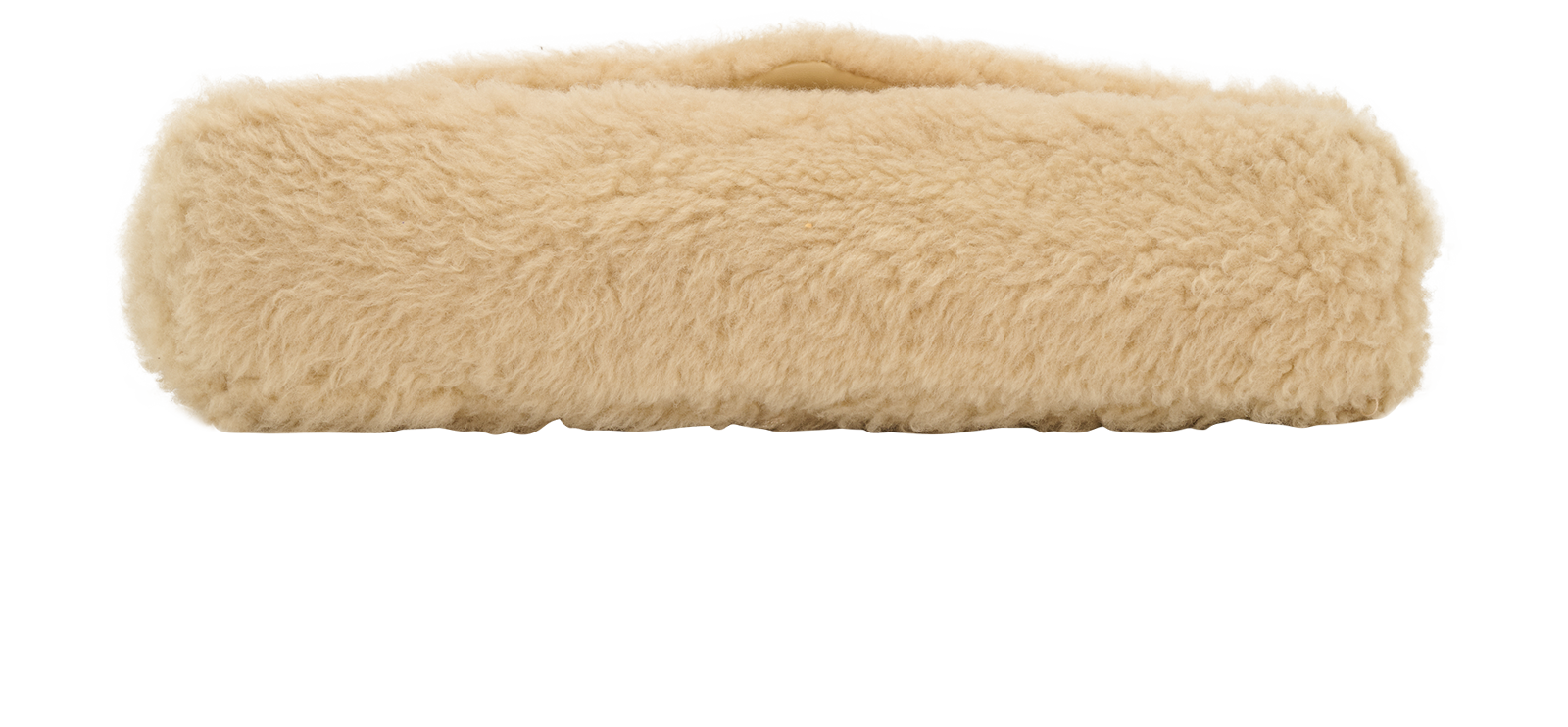 Sade Envelope Clutch, &pound;450, Handbags, Beige, Shearling, Top view